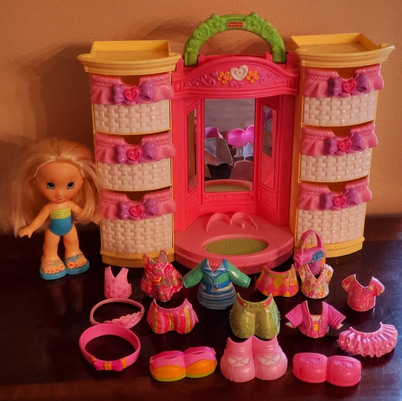 Fisher Price 2006 Mattel Fashion Wardrobe Doll - Picture 7 of 7